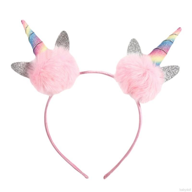 Korean Genuine Headwear Children's Plush Cat Ear Temperament Sweet Head Band Buckle