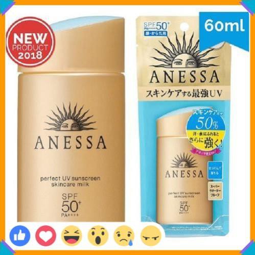 🎁FREE SHIP🎁Kem Chống Nắng ⚡️𝑪𝒉𝒖𝒂̂̉𝒏 𝑪𝒉𝒊́𝒏𝒉 𝑯𝒂̃𝒏𝒈 ⚡️ UV Nhật , Milk 60ml | BigBuy360 - bigbuy360.vn