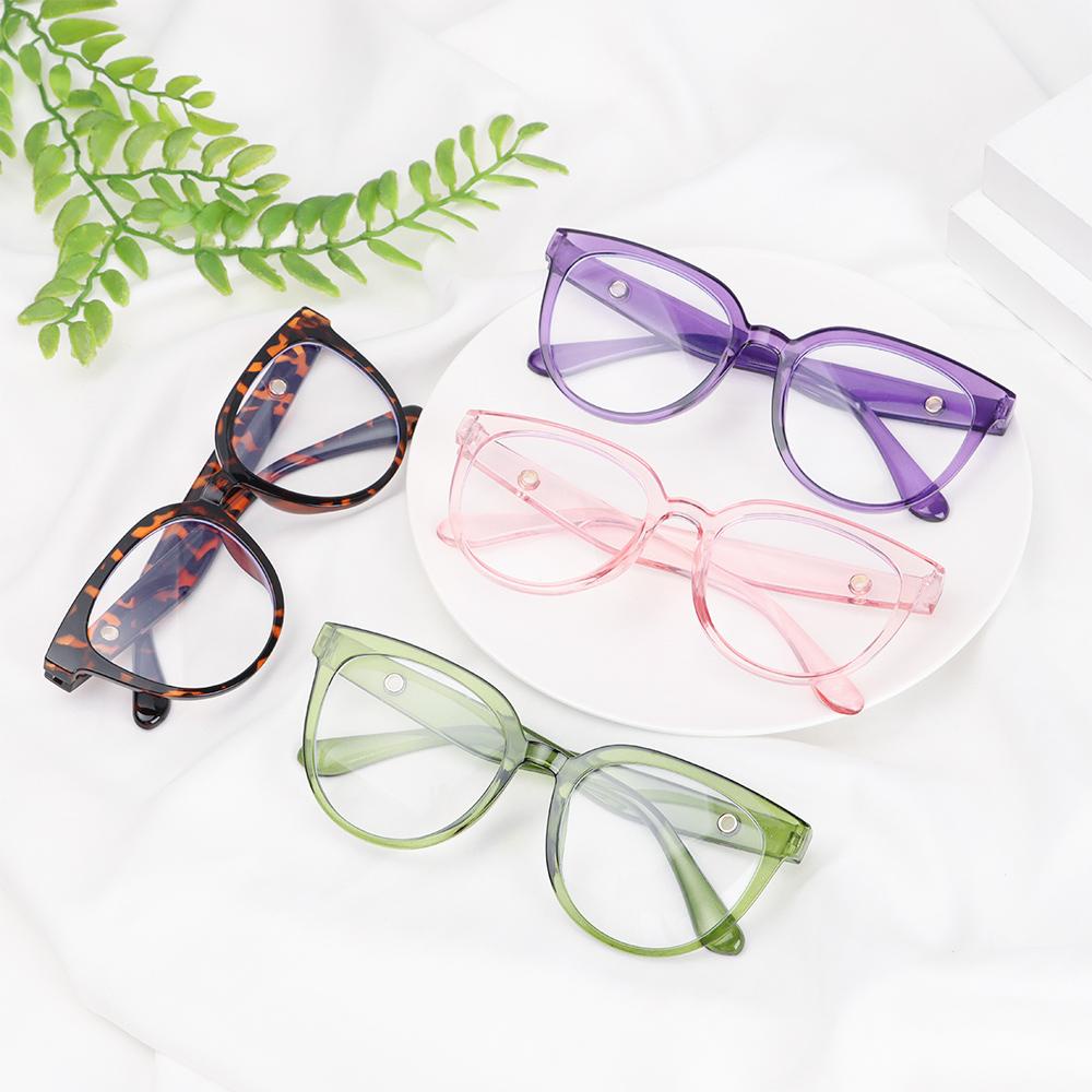 PINEVN Mắt Kính Gọng Tròn Siêu Nhẹ Chống Ánh Sáng Xanh Phong Cách Vintage Thời Trang