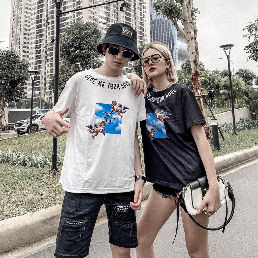 Áo Phông Rộng Dáng Unisex Cho Cả Nam Và Nữ - Áo Thun Thiết Kế In 5D - Chất Vải Cotton Cao Cấp Dày Dặn Mặc Cực Thích T1 | BigBuy360 - bigbuy360.vn