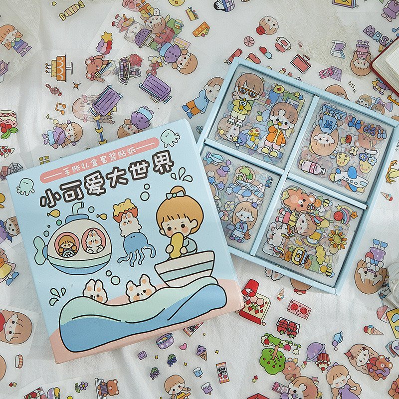 Stickers Siêu Xinh - Hình Dán Đồ Chơi Cho Bé Trang Trí Hình Dễ Thương