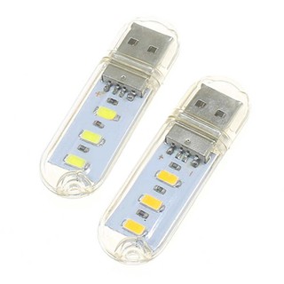 Đèn Mini USB 3 LED ánh sáng trắng