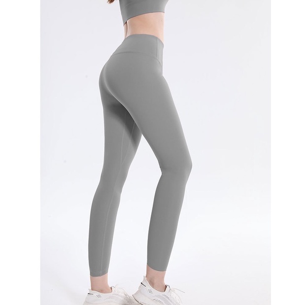 Quần Legging Thể Thao Lưng Cao Chất Liệu Co Giãn Thoáng Khí Nhanh Khô Thời Trang Cho Nữ