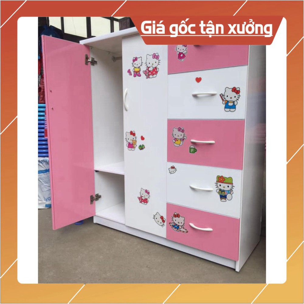 [HN] Tủ nhựa Trẻ em 2 cánh 5 ngăn  kéo chất liệu nhựa Đài Loan kích thước cấp _ Free ship Hà nội inbox..