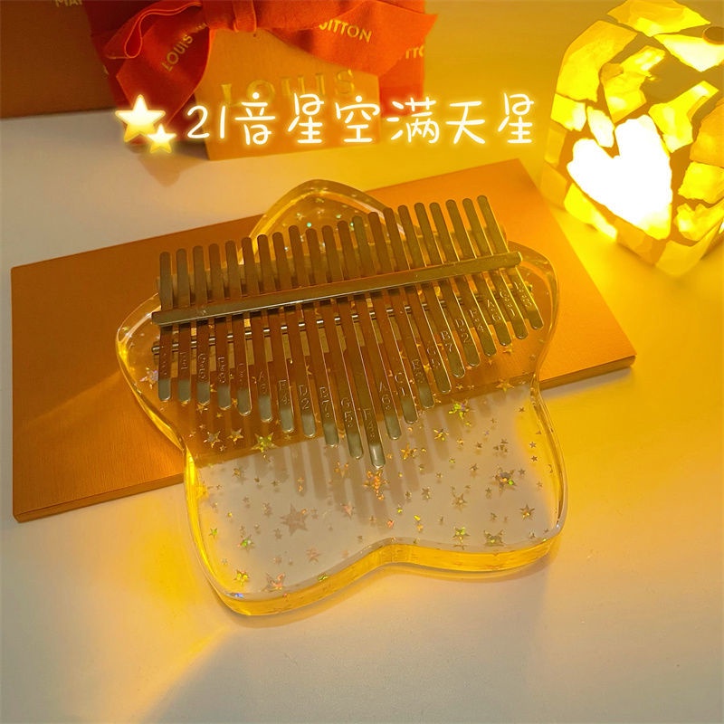 Đàn Kalimba 17 Tông 21 Phím Trong Suốt Cho Người Mới Bắt Đầu