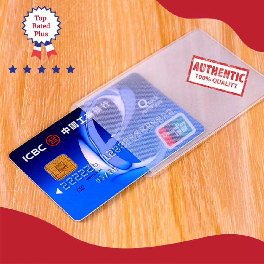 Big sale Set 5 Vỏ Bọc Bảo Vệ Thẻ Căn Cước Công Dân,ATM,Bằng Lái Xe...Chất Liệu PVC Dumbo Store