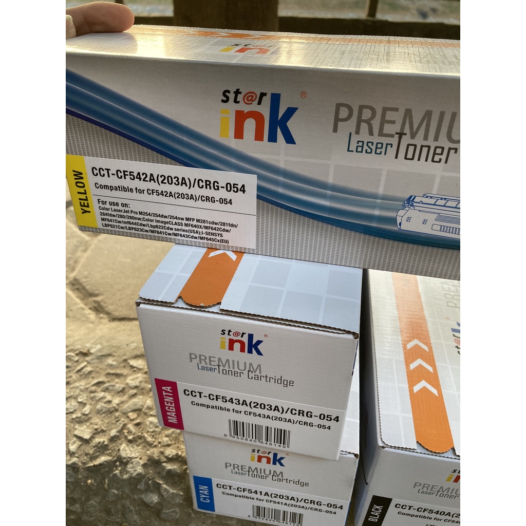Hộp mực Máy in CF 540-541-542-543 . sử dụng cho máy in 203A-254 280 281 254 DW