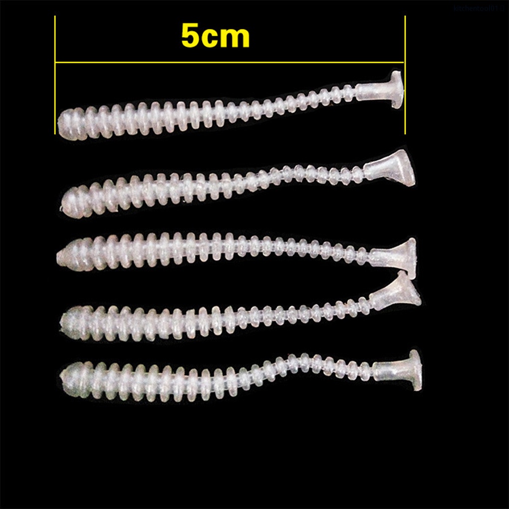 Bộ Mồi Câu Cá Giả Bằng Cao Su Kèm Lưỡi Câu Sống Động Dùng Để Câu Cá