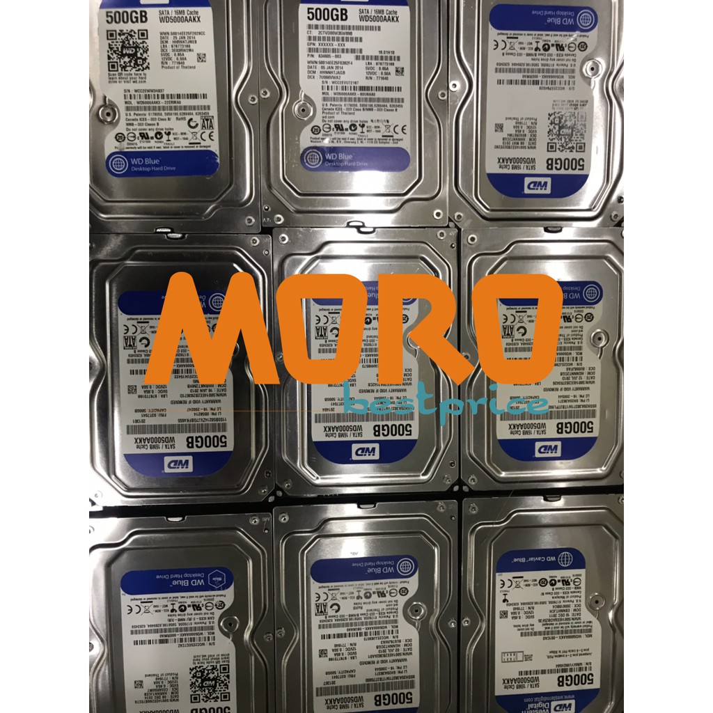 Ổ cứng HDD WD Blue 500GB ( HÀNG THÁO MÁY ĐỒNG BỘ - MỚI 99% ) - Bảo hành 24 tháng !!! | WebRaoVat - webraovat.net.vn