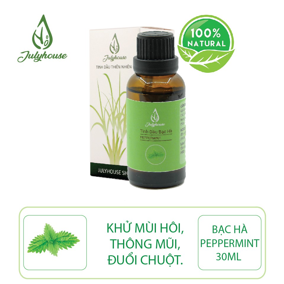 Tinh dầu Bạc Hà thơm phòng Julyhouse 10ml