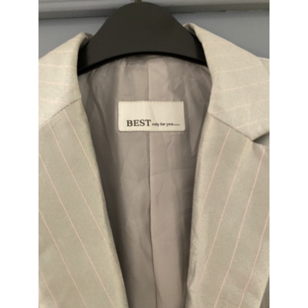Blazer xám silver cúc vàng size S | BigBuy360 - bigbuy360.vn