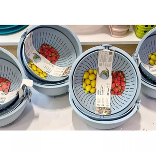 Bộ thau rổ xoay đa năng Yoko 28cm - inochi