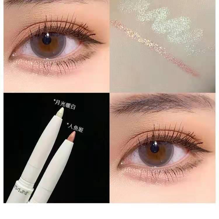 Bút Kẻ Mắt Tơ Tằm Hai Đầu Mịn Ánh Ngọc Trai Trang Điểm Tự Nhiên Cho Nữ | BigBuy360 - bigbuy360.vn