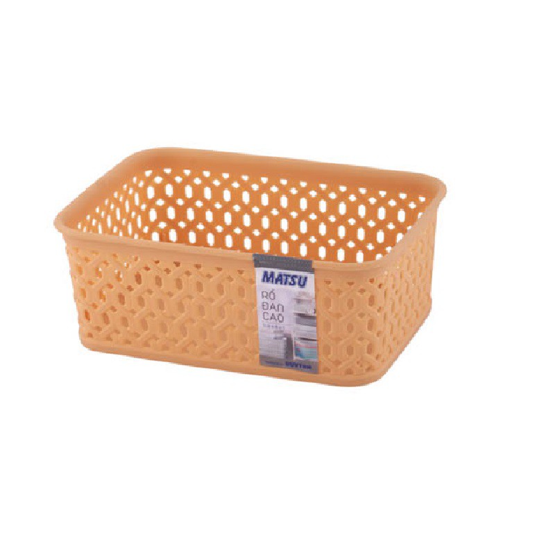 Rổ đan cao Nhựa Duy Tân Matsu 1T4 - Kích thước: 20 x 14 x 7.5 cm