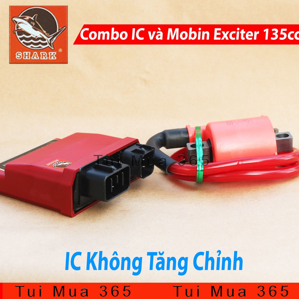 Combo IC Shark và Mobin Sườn Shark độ Exciter 135cc Malaysia