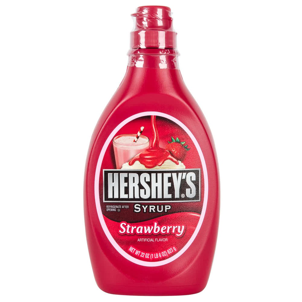 Sy-rô dâu hiệu Hersheys Syrup Strawberry 625ml