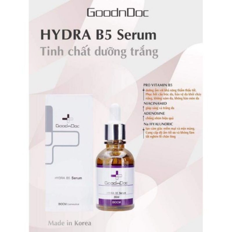 [CHÍNH HÃNG]Serum Dưỡng Ẩm Phục Hồi GoodnDoc Hydra B5 | BigBuy360 - bigbuy360.vn