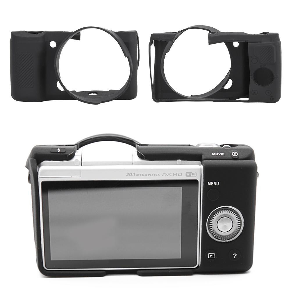 Soft Silicone Protective Case Dust Proof Anti Slip Shell for Sony A5000 A5100 Camera