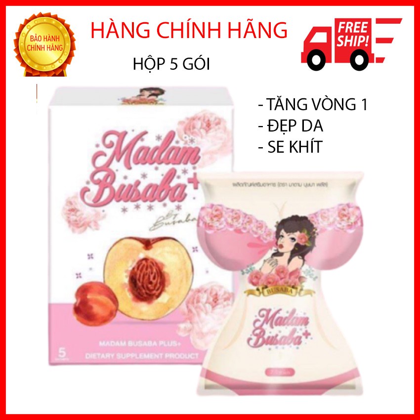 ( MẪU MỚI CÓ CHỮ)Busaba Madam Thái lan 🎉 CHÍNH HÃNG 🎉 gói 7 viên cực hiệu quả | BigBuy360 - bigbuy360.vn
