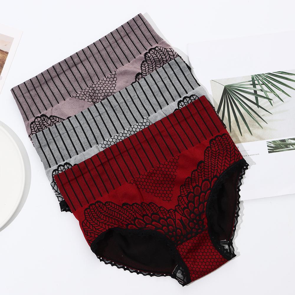 BEAUTY Seamless Panties Slimming Tummy Underwear Lace Breathable Underpants