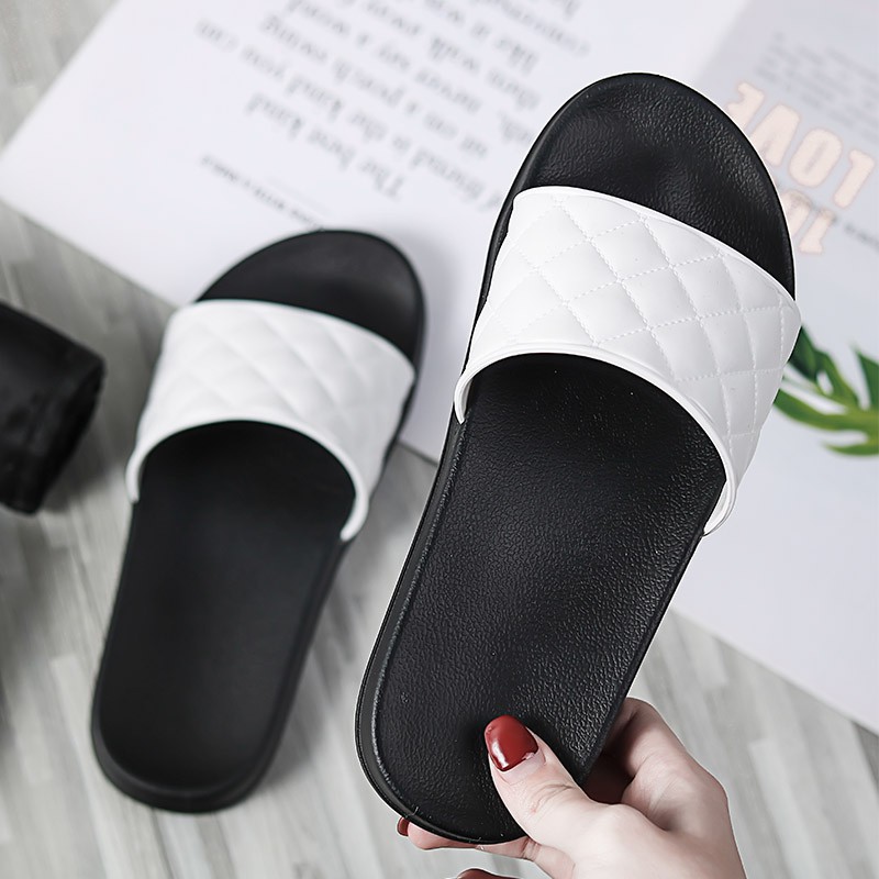 Dép Nữ, Dép Quai Ngang, Dép Lê , Dép Cao Su , Siêu Nhẹ Thời Trang Đi Dạo Phố Cực Xinh, Màu Trắng Freeship -Giayxinhstore