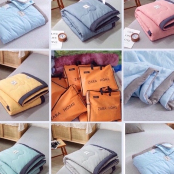Chăn hè thu cotton mềm mại, Chăn hè zara
