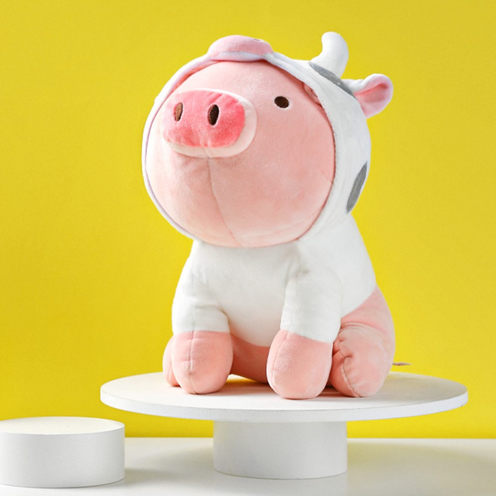 Gấu bông heo con áo Bò Sữa