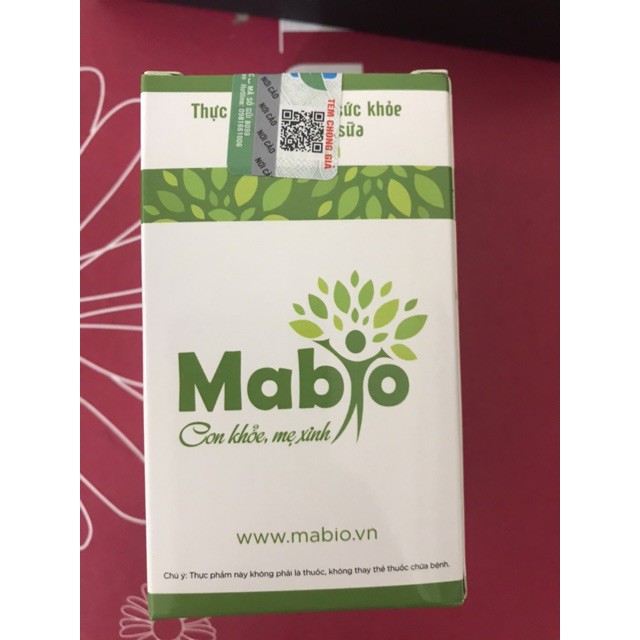 Mabio Viên uống Lợi Sữa nâng cao chất lượng và lượng sữa mẹ