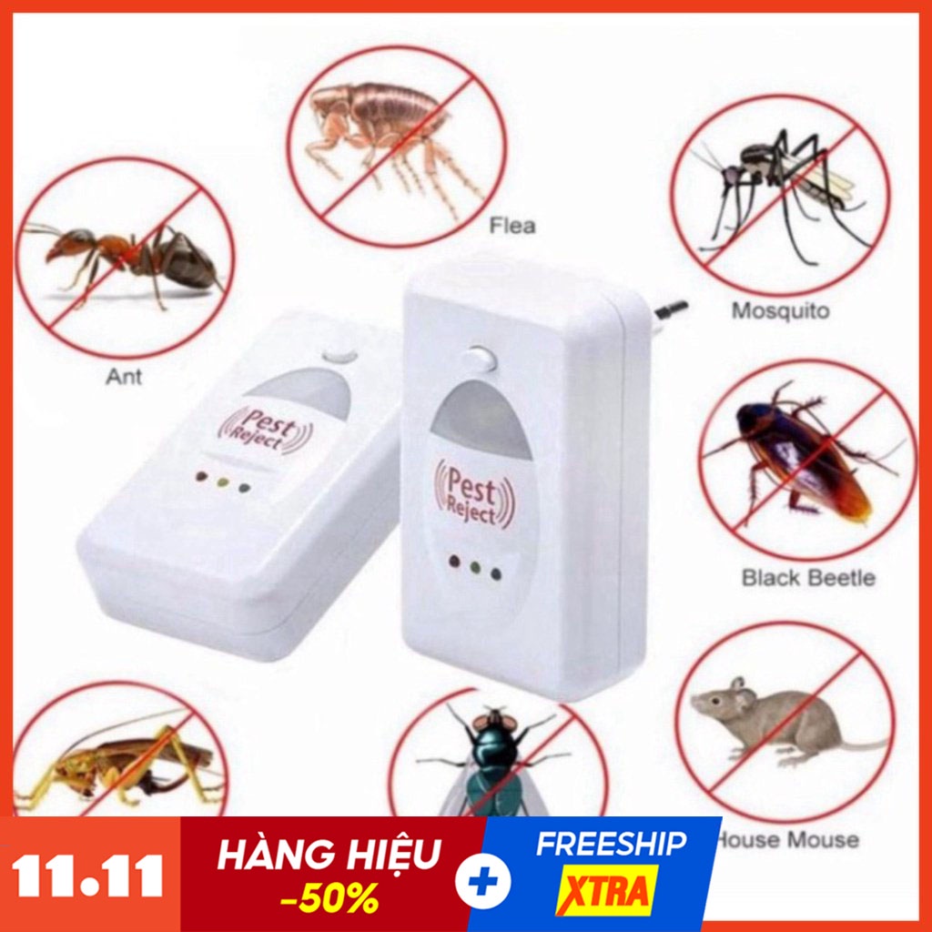Thiết Bị Xua Đuổi Côn Trùng Pest Rejeck, Không Dùng Hóa Chất, An Toàn Khi Sử Dụng - máy đuổi côn trùng