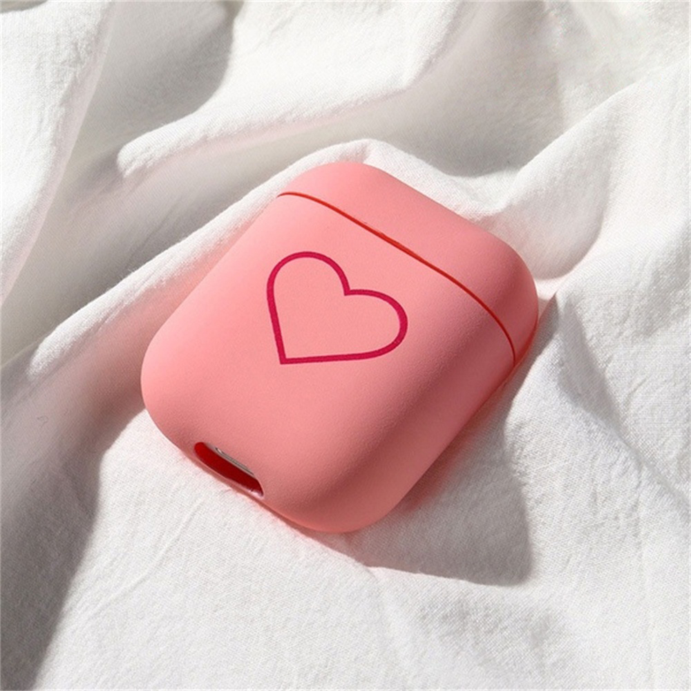 Vỏ Bảo Vệ Hộp Sạc Tai Nghe Bằng Pc Cứng Mặt Nhám Màu Hồng Dễ Thương Nhiều Màu Tùy Chọn | BigBuy360 - bigbuy360.vn