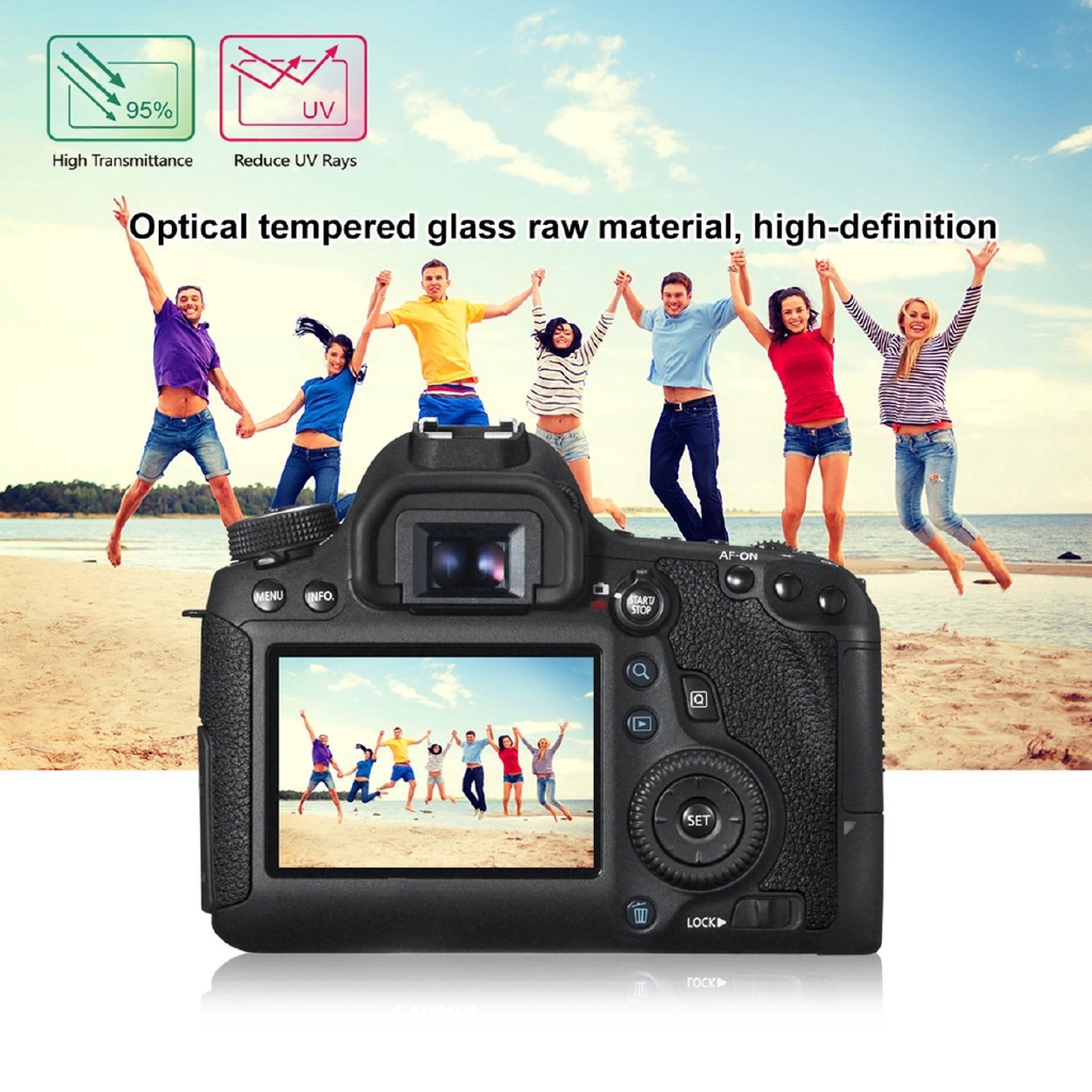 Kính Cường Lực Bảo Vệ Màn Hình Lcd Hd Cho Máy Ảnh Canon 6d 6.5