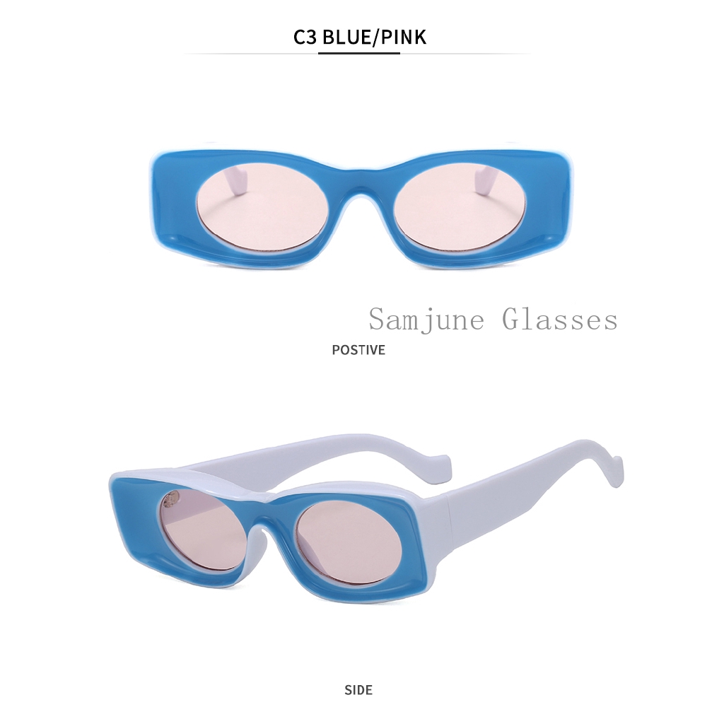 Kính Râm Samjune Gọng Vuông Phong Cách Sành Điệu Cho Nam Và Nữ