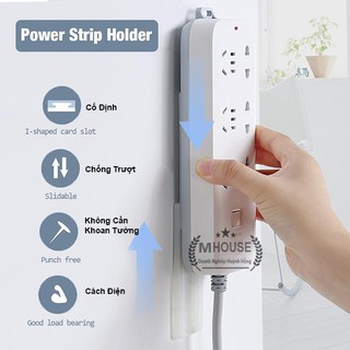 Bộ Miếng Dán Ổ Cắm Điện , Giá Đỡ Treo Tường Tiện Dụng, Móc Treo Đồ