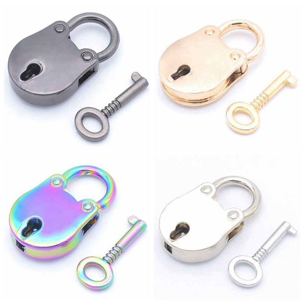 Bộ 2 Ổ Khóa Mini Kèm Chìa Khóa Phong Cách Vintage