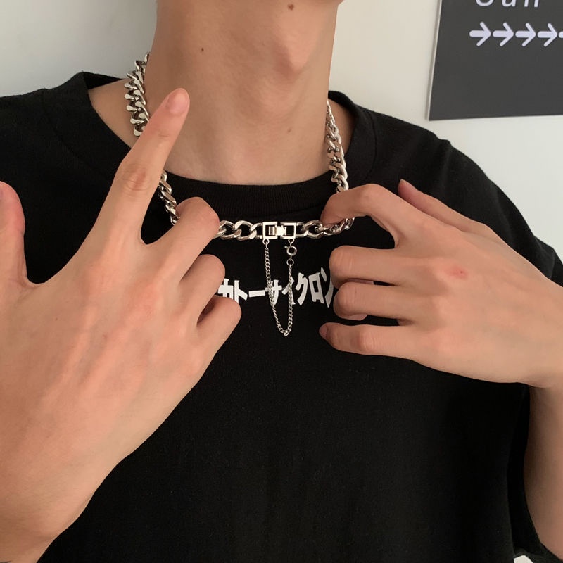 Dây chuyền kiểu sợi xích phong cách hip hop thời trang dành cho nam và nữ