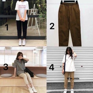 FS Quần kaki plaid pant basic ống xuông unisex đi học