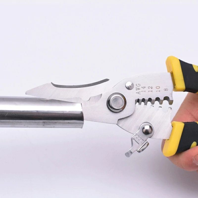 Kìm tuốt dây điện cắt kẽm có lưỡi dao 2 trong 1 cho thợ điện
