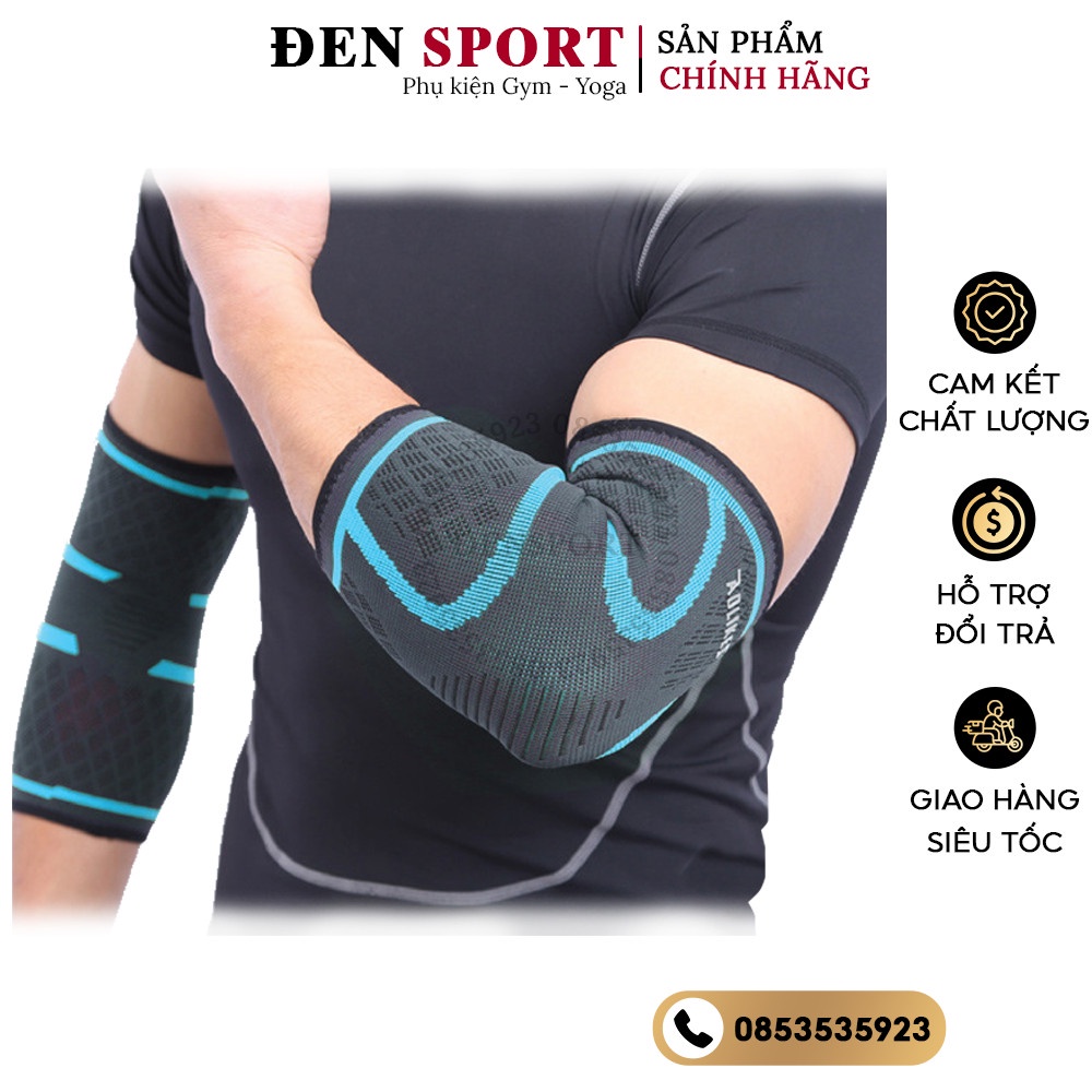 Băng Bảo Vệ Khủy Tay Aolikes, Xỏ Khuỷu tay tập gym ĐenSport size M/L