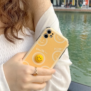 C1564 Ốp lưng simili đính icon SMILE FACE vàng