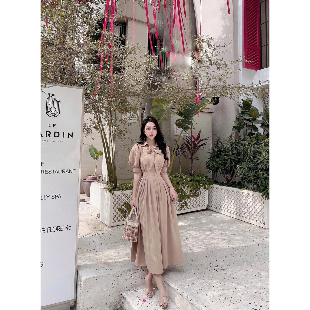 Váy xếp li chất siêu đẹp 4 màu