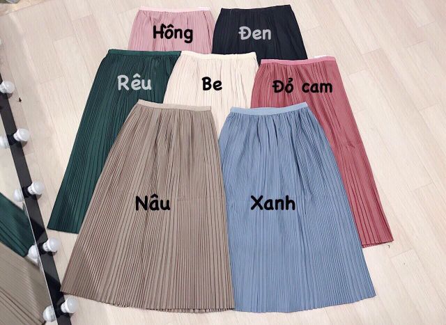 Chân váy dập li hàng Quảng Châu | BigBuy360 - bigbuy360.vn