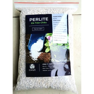 Perlite (đá trân châu) GWALL làm giá thể trồng cây túi 5dm3