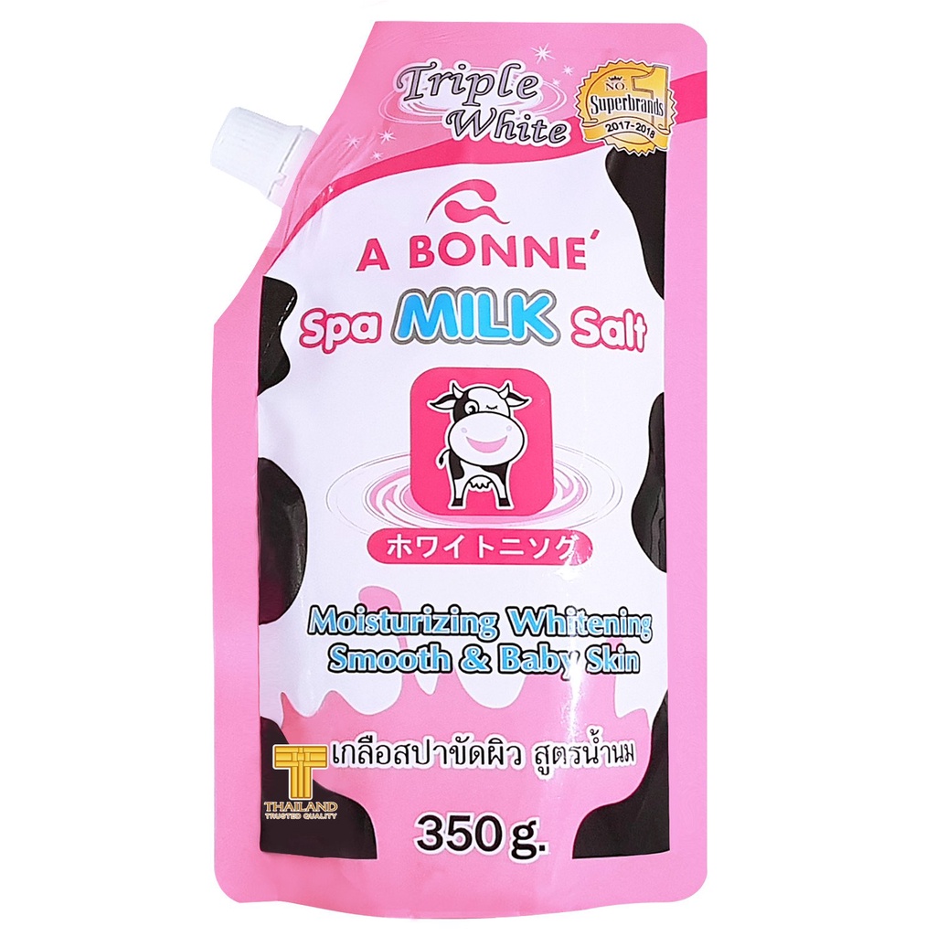 Muối Tắm Sữa Bò Tẩy Tế Bào Chết A Bonne Spa Milk Salt Thái Lan 350gr