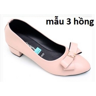 Giày cao gót nơ nhiều kiểu