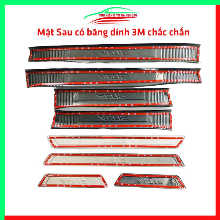 Ốp bậc cửa nẹp bước chân TITAN ô tô Altis 2014-2021 chống trầy bảo vệ xe