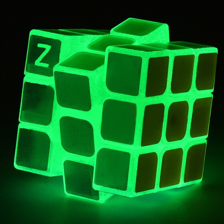 ❤️ HOTSALE ❤️ Đồ chơi giáo dục Rubik 3 x 3 x 3 DẠ QUANG phát sáng khối lập phương HM0421 - TẶNG 1 GIÁ ĐỠ RUBIK