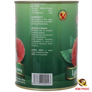 Vải Thiều Hạ Long Canfoco 560g