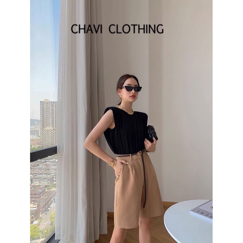Dây lưng thời trang tam giác vàng sang chảnh phong cách Hàn quốc