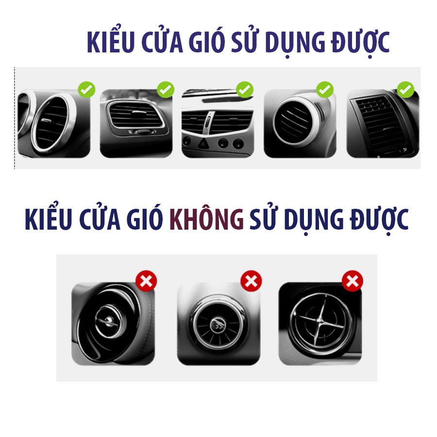 Giá Đỡ Điện Thoại Trên Ô Tô, Giá Đỡ Điện Thoại Kẹp Cửa Gió Điều Hòa Chắc Chắn Nhỏ Gọn Dễ Lắp Đặt Siêu Tiện Lợi