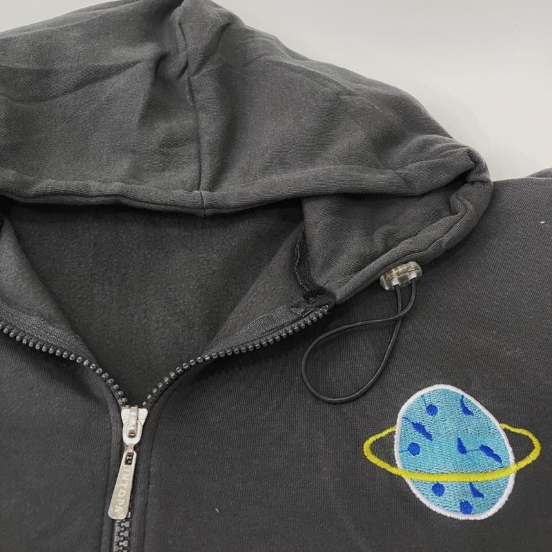 Áo khoác nỉ lót bông Hành tinh unisex | BigBuy360 - bigbuy360.vn